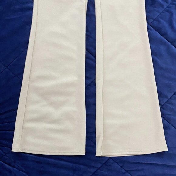 H&M Light Beige High Waisted Flared Sculpting Jersey Leggings - Picture 5 of 5